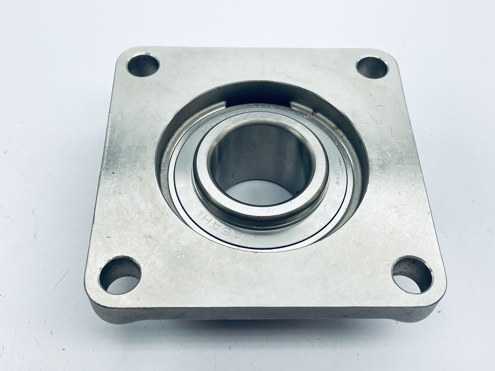 AMI ASAHI MUCF211-32 BEARING 4-BOLT FLANGE UNIT 2″-BORE STAINLESS STEEL