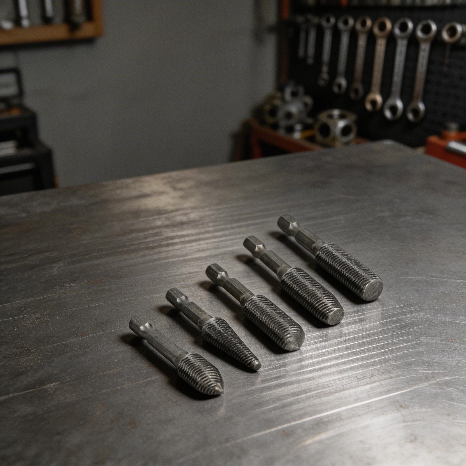 Electric Rotary File Set 5 Pieces for Filing and Grinding Steel Materials