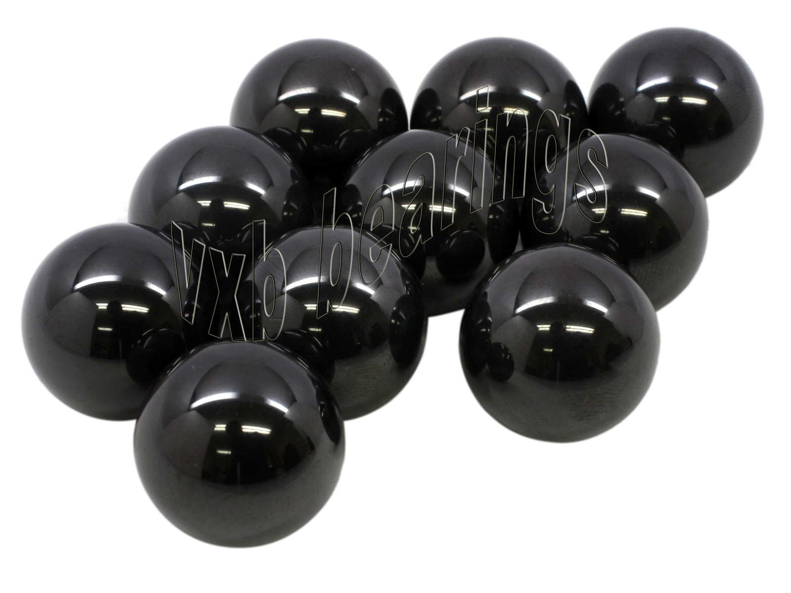 10 Ceramic Bearing Balls 3/8″inch 9.525mm Silicon Nitride Bicycle 0.375″ Si3N4