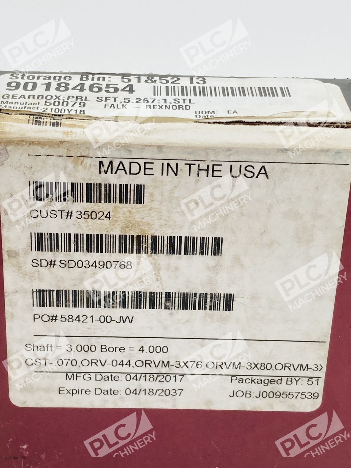 Inpro/Seal VB45-S Bearing Isolator Bronze Motor Seal 2100Y1B