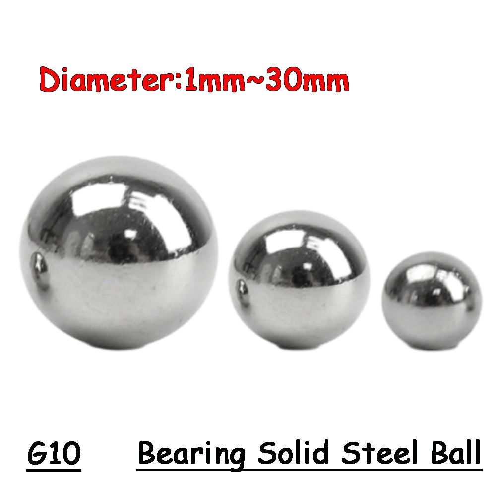 Bearing Steel Ball G10 High Precision Solid Balls Smooth Metal Beads 1mm ~ 30mm