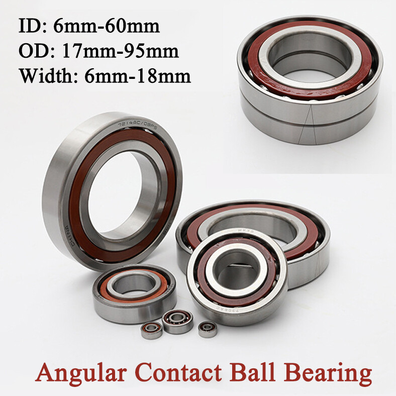 7000AC – 7304AC Miniature Angular Contact Ball Bearing Single Row ID: 6mm-60mm