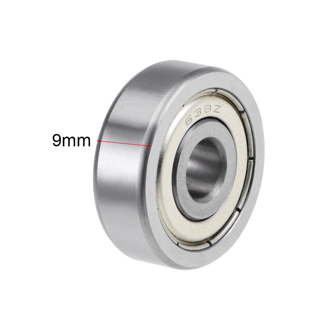 638ZZ Deep Groove Ball Bearings Z2 8x28x9mm Double Shielded Carbon Steel 2pcs
