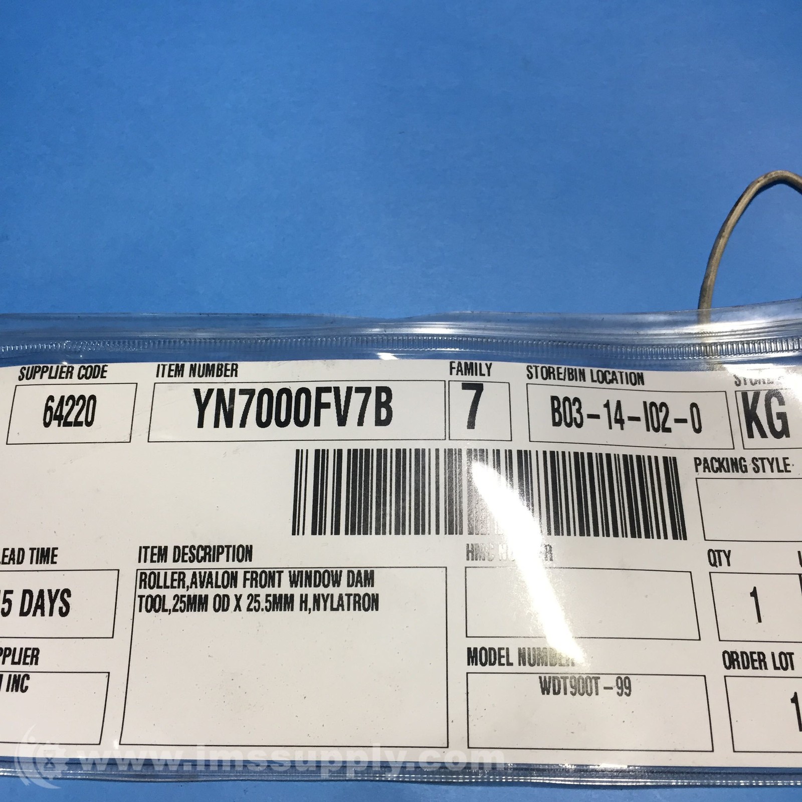 WDT900T-99 Roller Avalon Front Window Dam Tool Nylatron FNIP