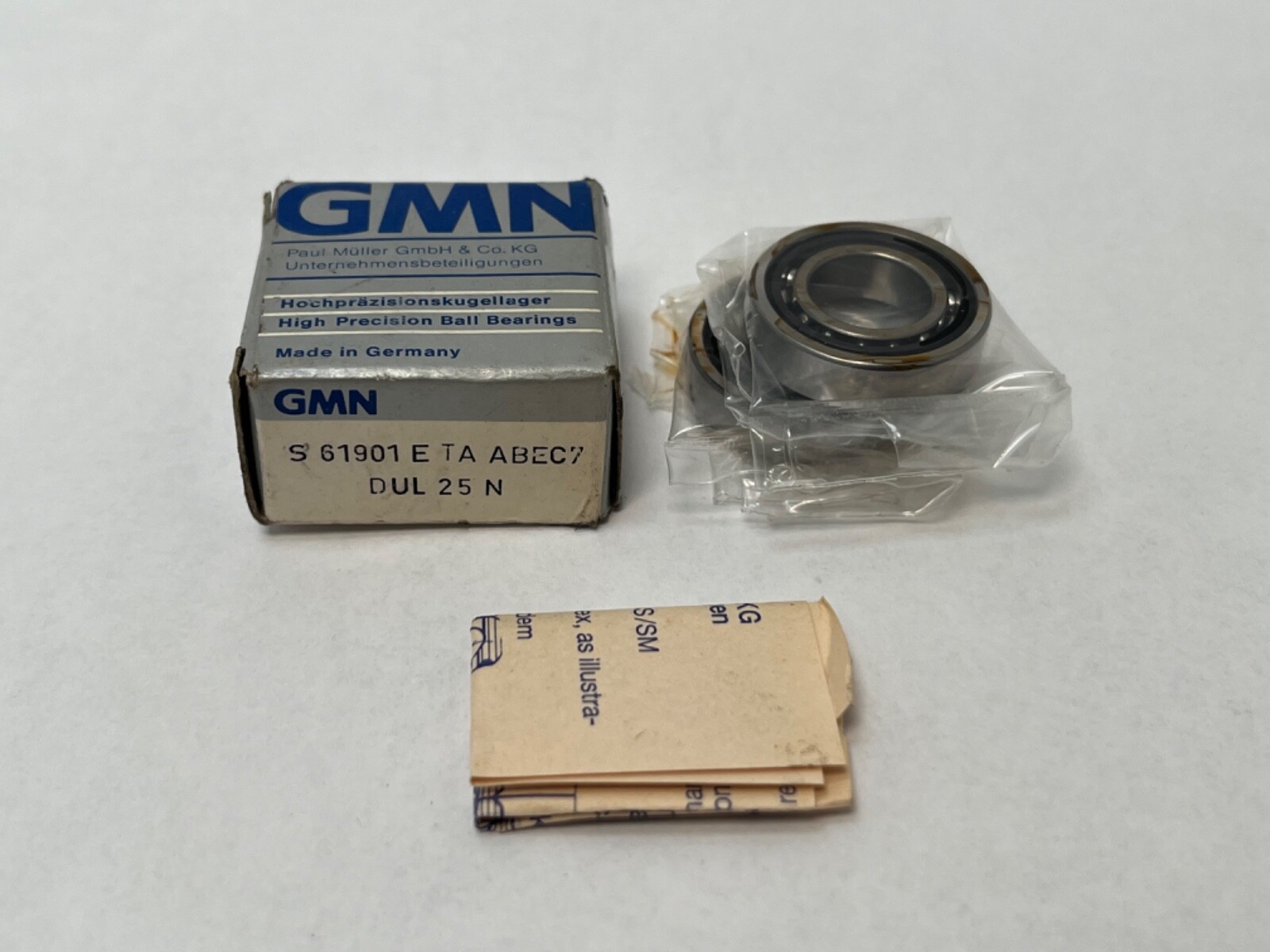 GMN S61901ETAP4DUL Bearing 12x24x6 mm 7901A5 71901E S-61901-E-TA-P4-DUL Germany