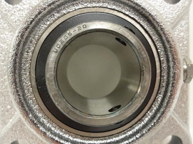 200431 New-No Box; ASAHI UCF206-20NPMZ2 Flange Bearing; 1-1/4″ID; 4-Bolt Mount