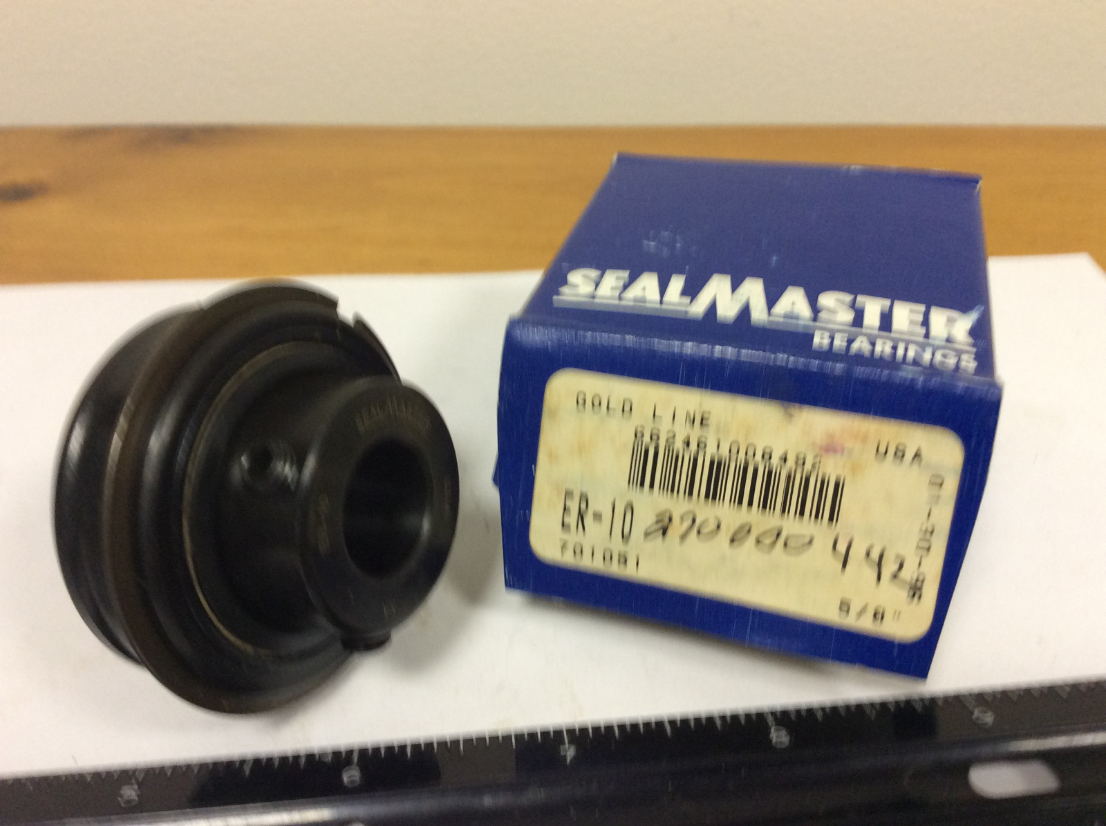 New. Sealmaster ER-10 Insert Bearing, .625″ Bore