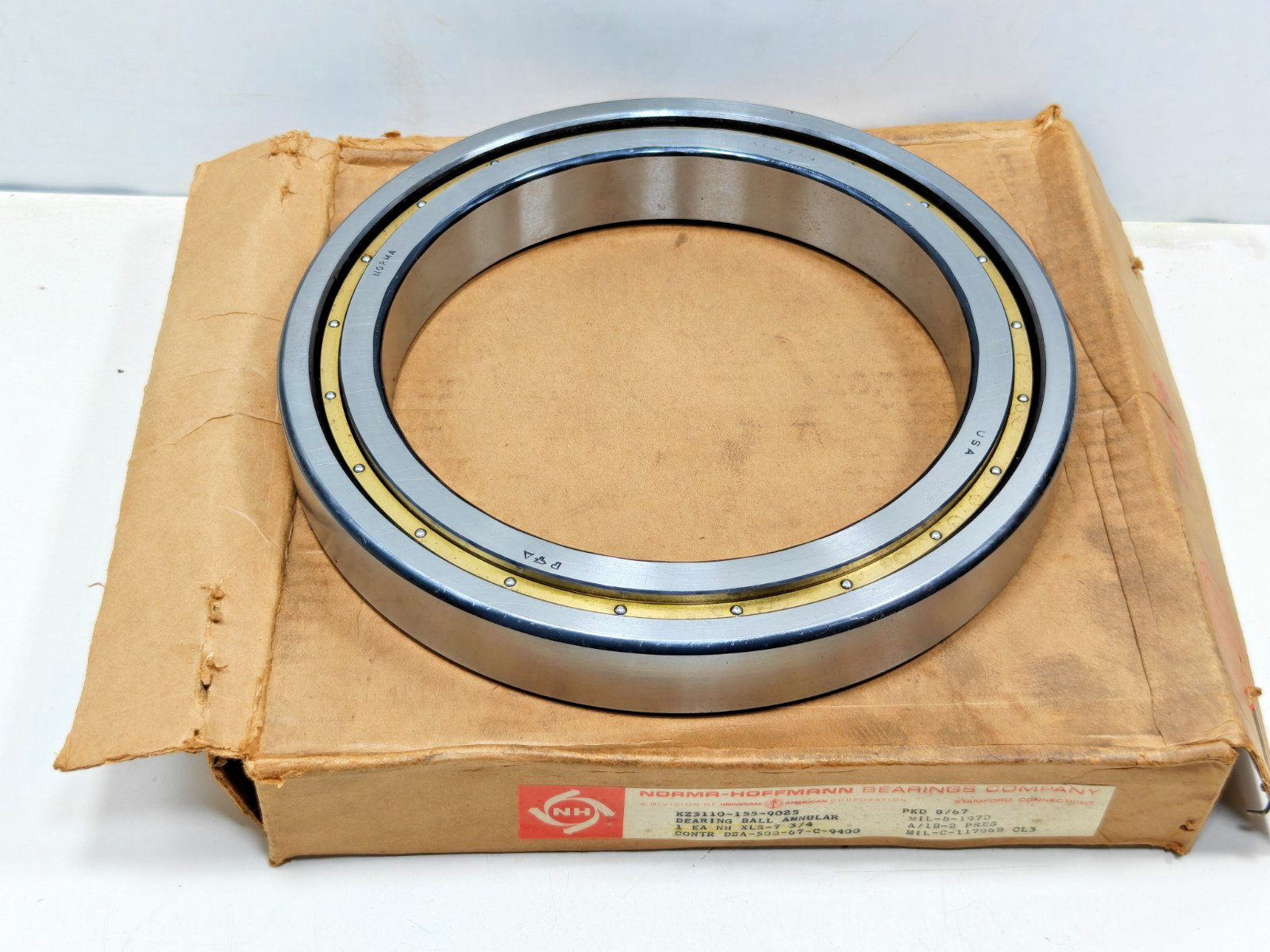 XLS 7-3/4 Norma-Hoffmann Ball Bearing XLS-7 3/4 , XLJ 7.3/4 x 10.5 x 1.375 in US