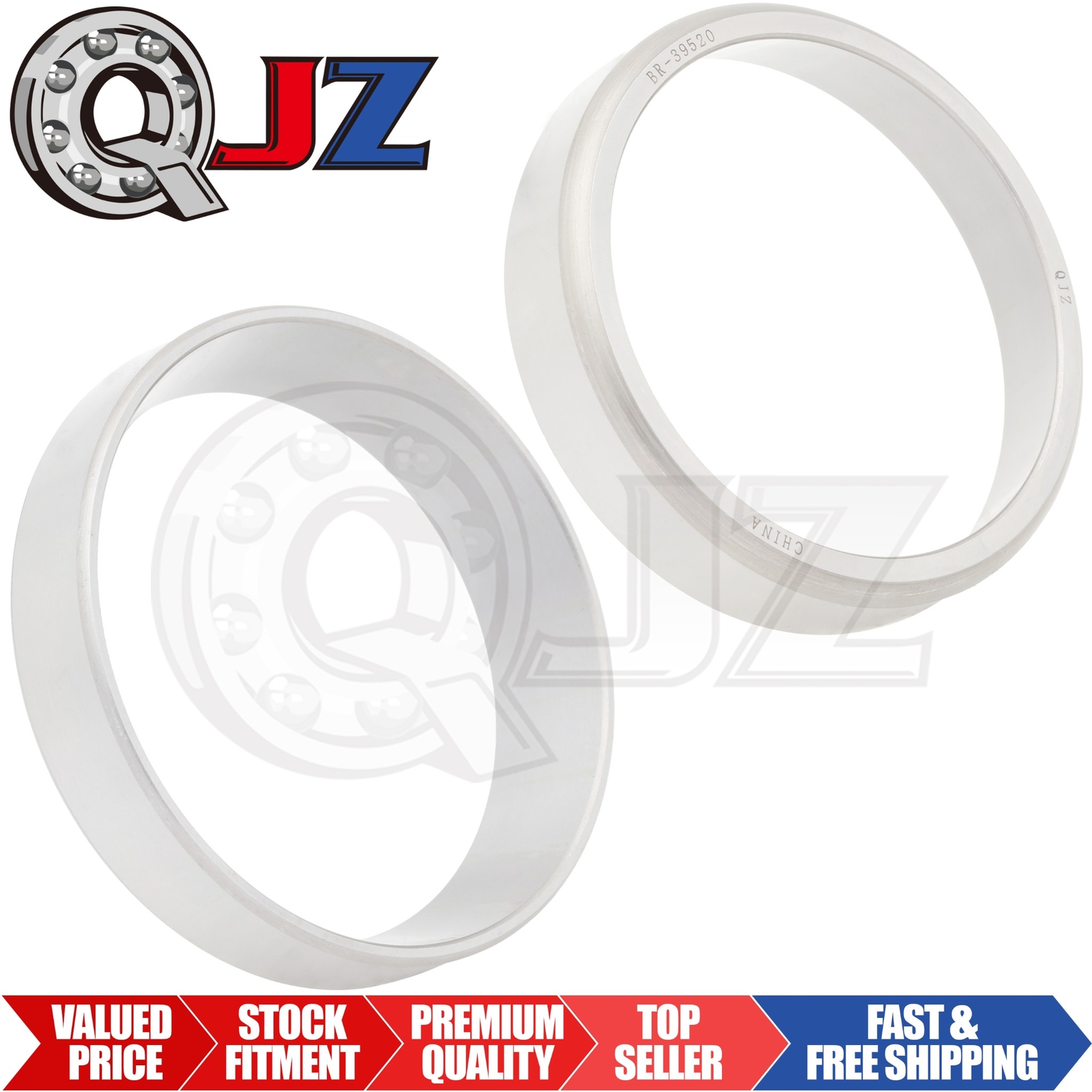 [Qty.2] New BR-39520 Tapered Roller Single-Cup/Race [4.4375in OD x 0.9375in W]