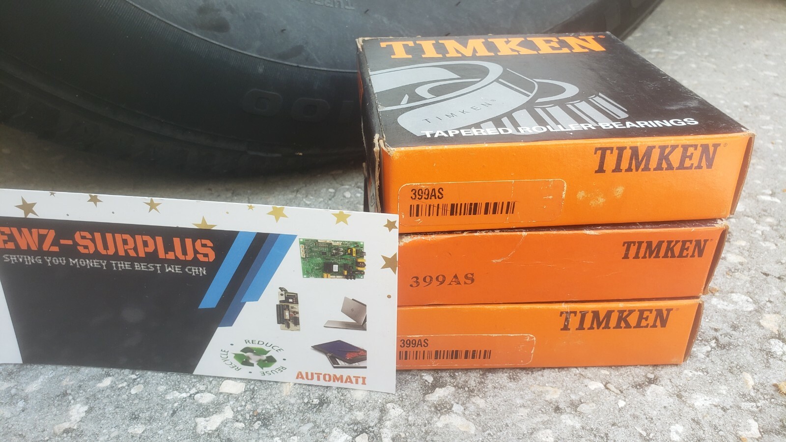 TIMKEN 399AS TAPERED ROLLER BEARING SINGLE CORE IN FACTORY BOX