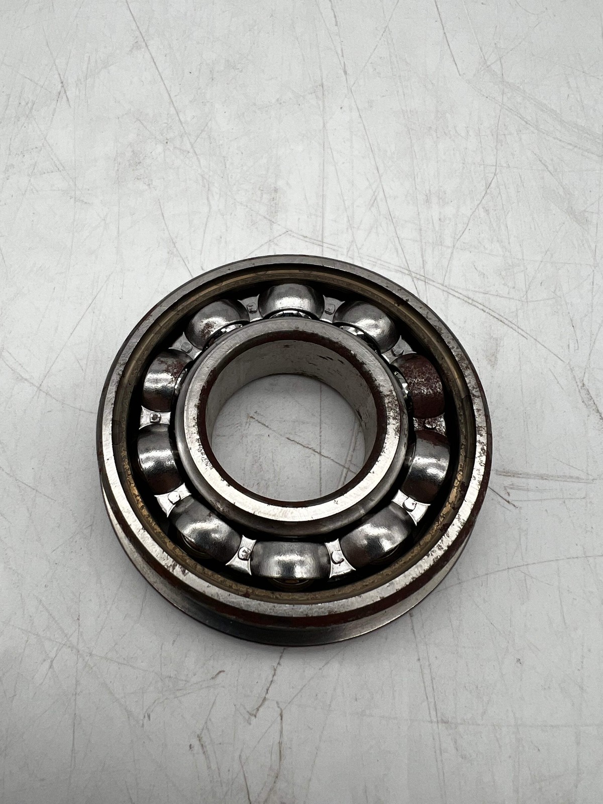 SKF 307-NR Single Row Ball Bearing, 3.15″O.D x 1.378″I.D x 0.827″W (Open Box)