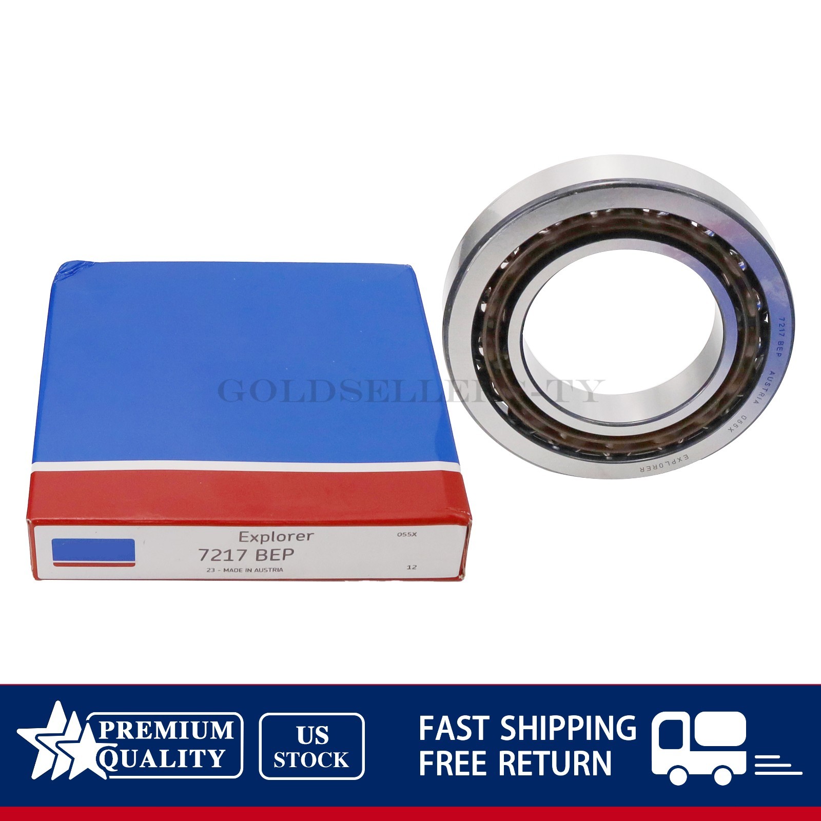 NEW Angular Contact Bearing Fits SKF 7217 BEP 85mm Bore Fast Shipping US