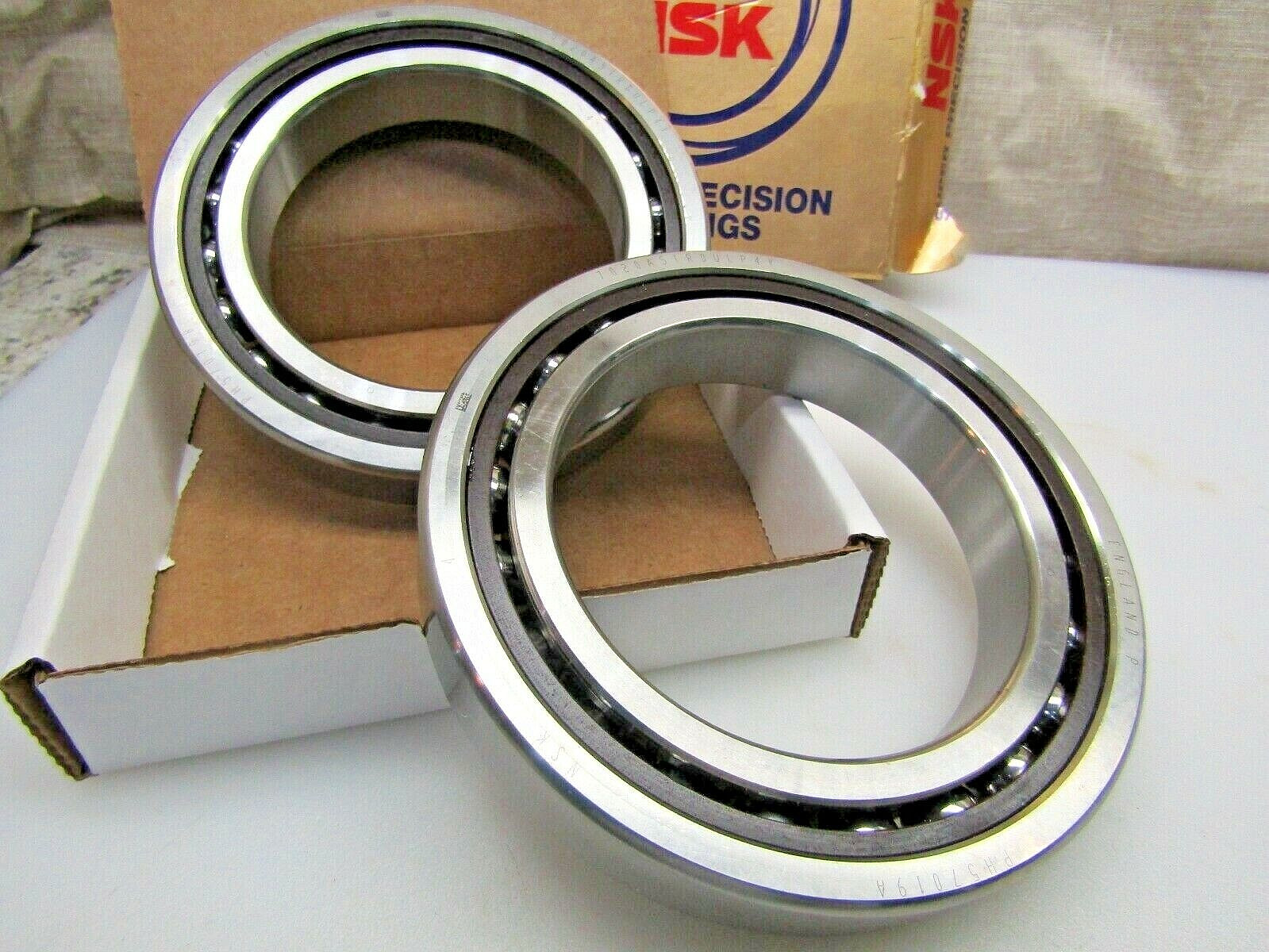 NSK 7020A5TRDULP4Y 100mm X 150mm X 48mm OA Super Precision 2 Bearing Set