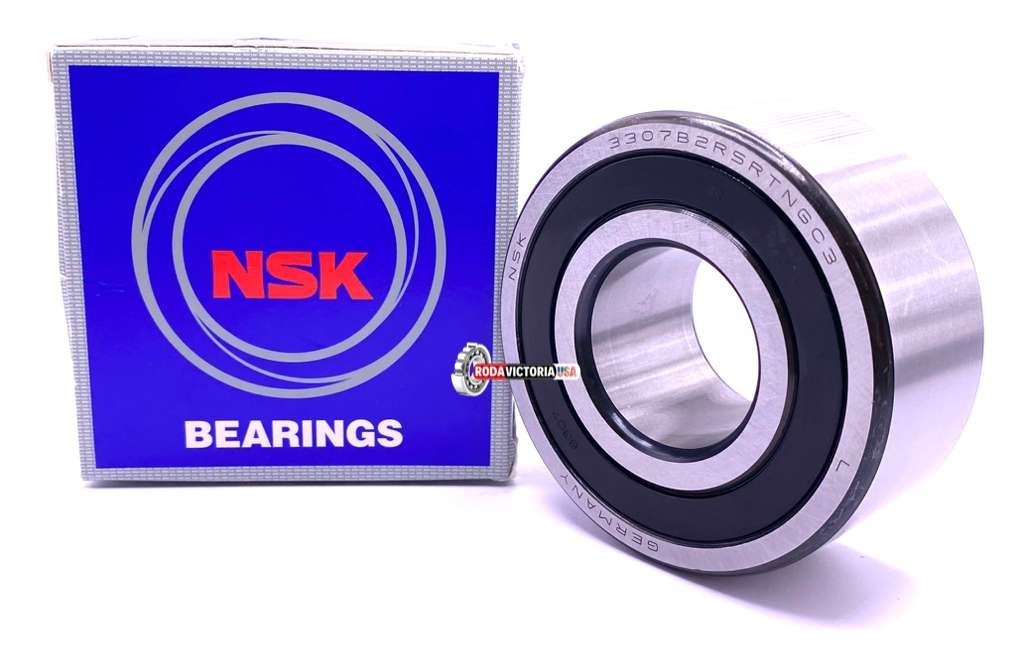 NSK 3307 B 2RSR TNG Angular Contact Ball Bearing, Rubber Sealed 35x80x34.9 mm