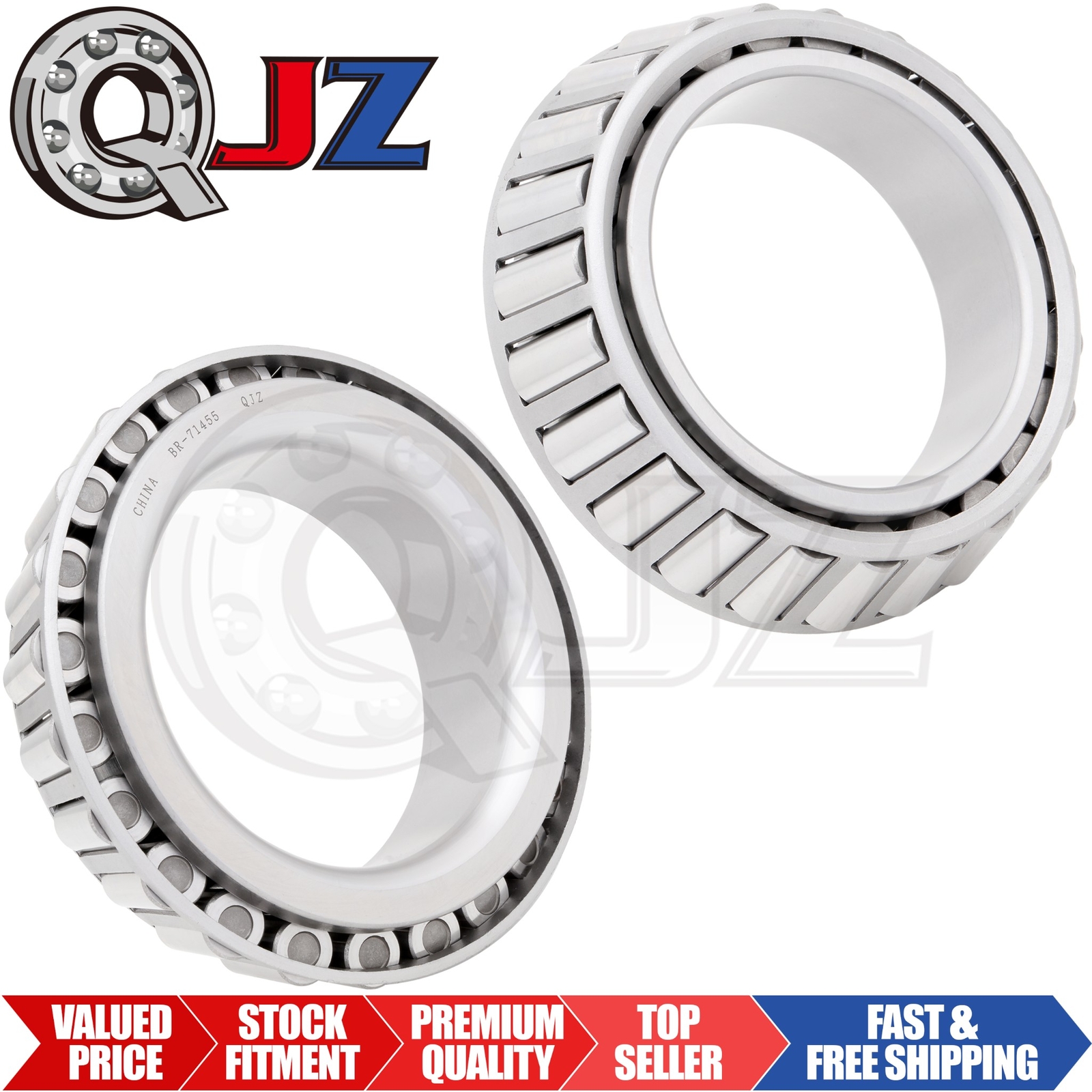 [Qty.2] 71455 Tapered Roller Bearing Inner Single-Cone [4.531″ Bore x 1.9375″ W]