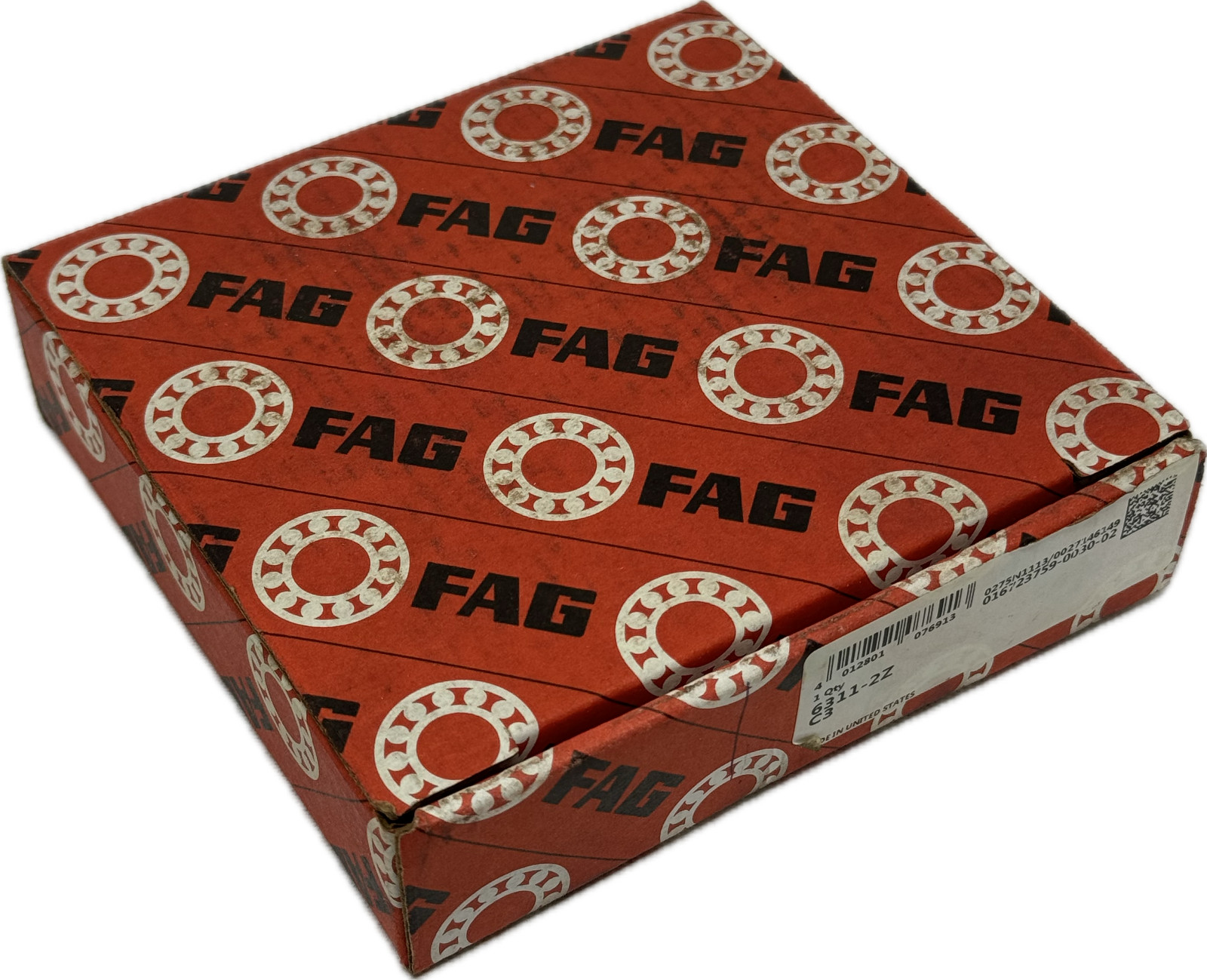 FAG 6311-2Z-C3 METAL SHIELDED DEEP GROOVE BALL BEARING 55MM X 120MM X 29MM NEW