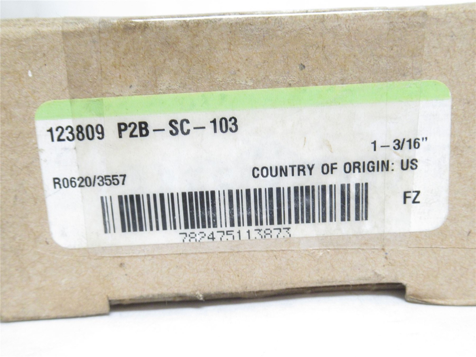 241317 New In Box; Dodge P2B-SC-103 Pillow Block Bearing 123809; 1-3/16″ID