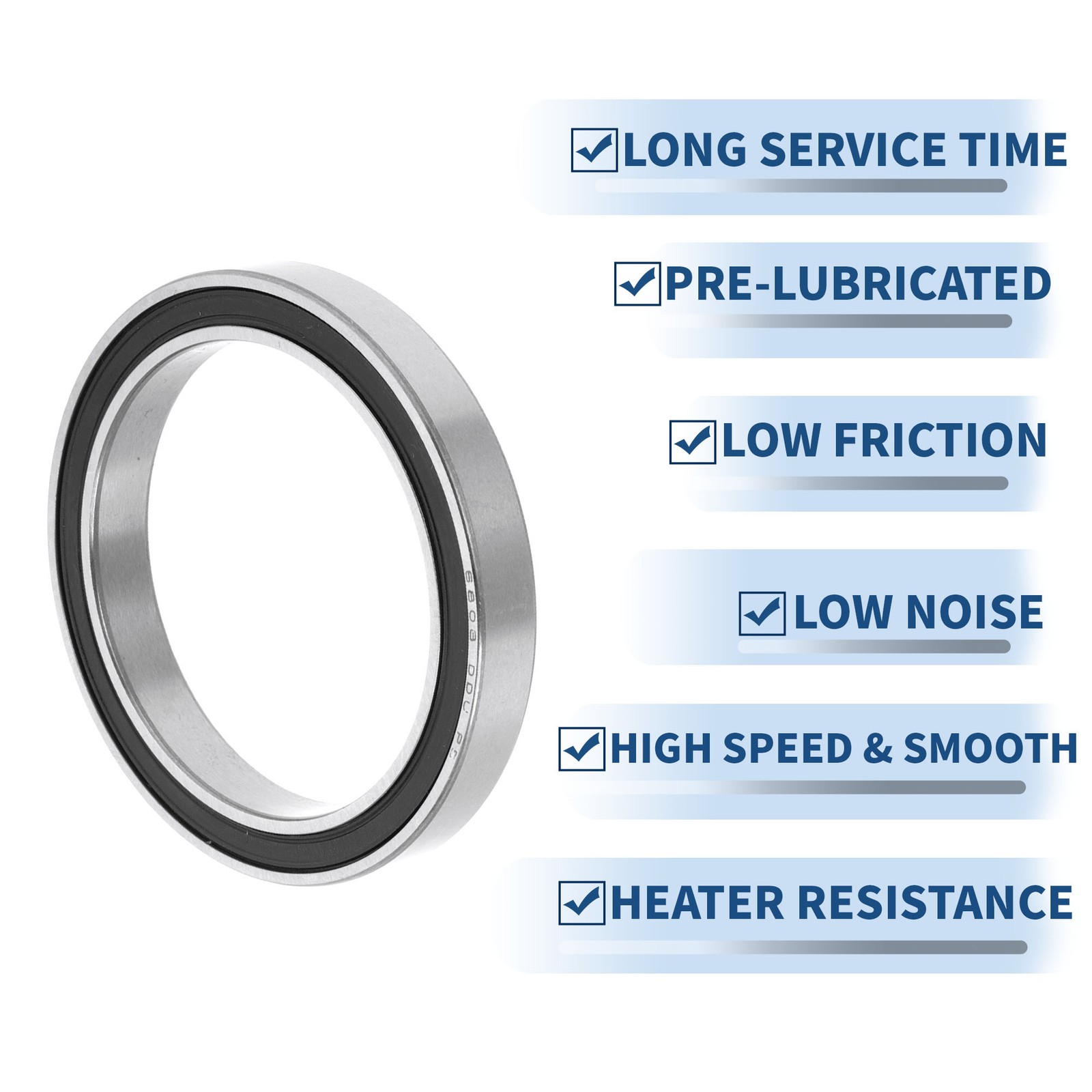 6808DD Deep Groove Ball Bearings P5 40x52x7mm 1 Pc Scooter Skateboard Wheel