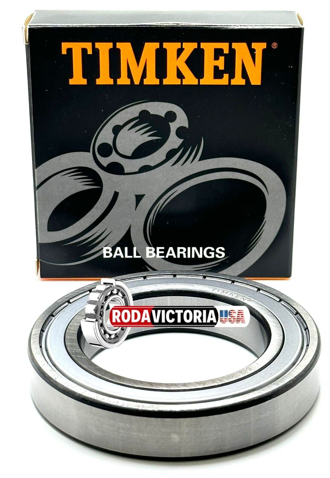 TIMKEN 6014 ZZ C3 DEEP GROOVE BALL BEARING, METAL SHIELDED 70x110x20mm