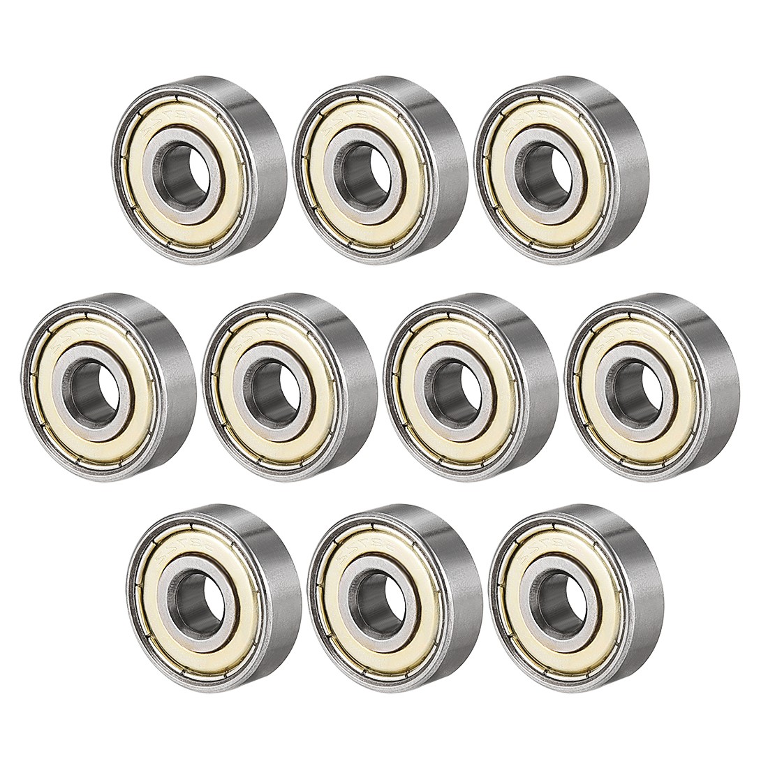 10x 627ZZ Double Shielded 627-2Z 80027 Deep Groove Ball Bearings Carbon Steel