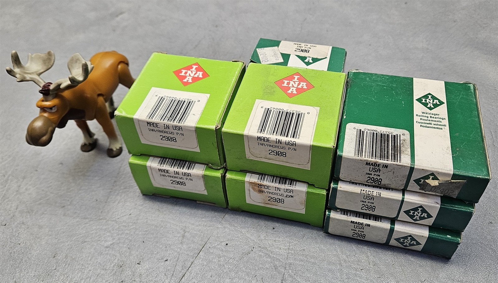 INA 2908 Thrust Ball Bearing 40mm x 60mm x 16mm Lot of 8