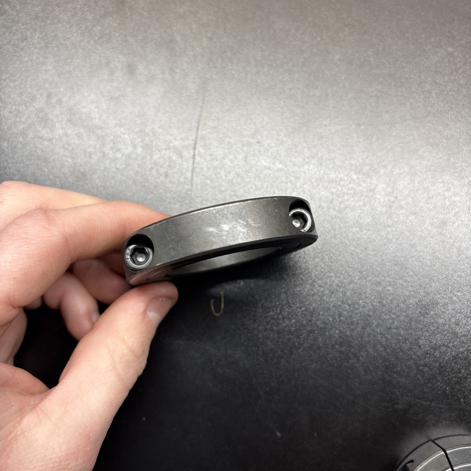 Dayton CCI502SH 1/2 Double Heavy Split Shaft Collar Black Oxide 3 Pack
