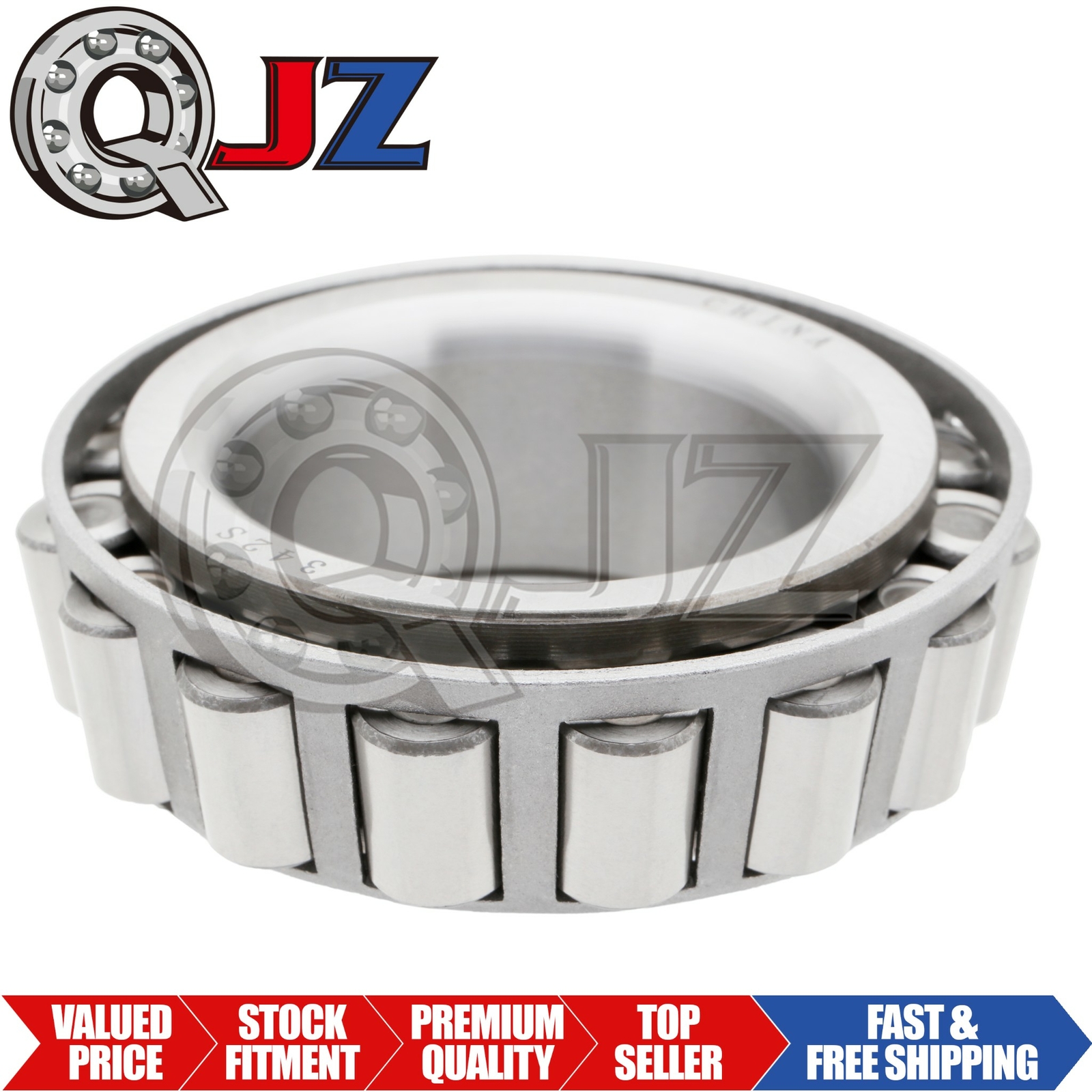 [1-Pack] 342S Tapered Roller Bearing Inner Cone 1.688″ (Bore) x 0.882″ (Width)