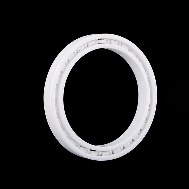Zirconia All Ceramic Bearing Thin Wall with PTFE Retainer Non-Magnetic Insulated