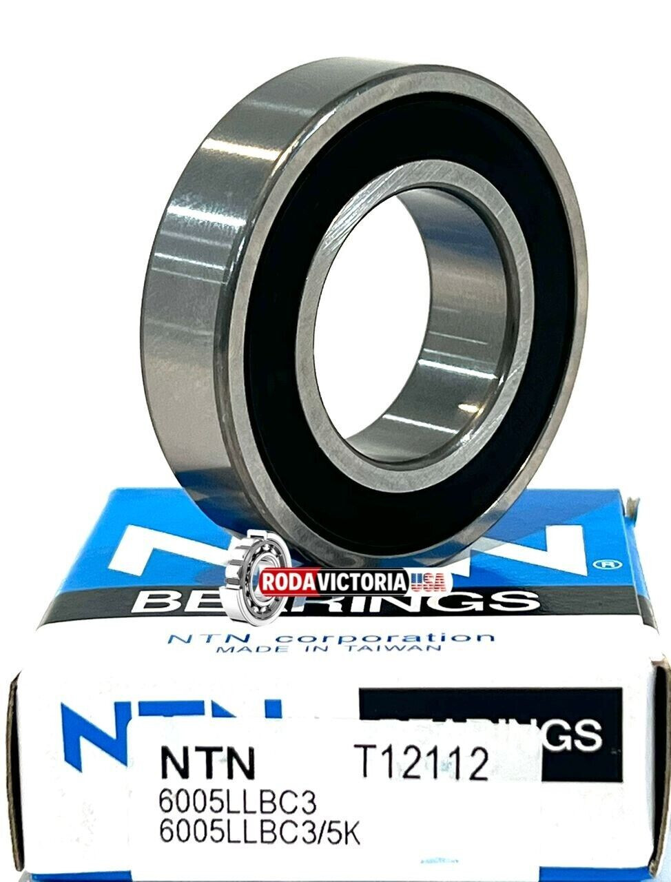NTN 6005 LLBC3/5K NON CONTACT, RUBBER SEALED 60052RSL C3 DDU LLU 25x47x12mm