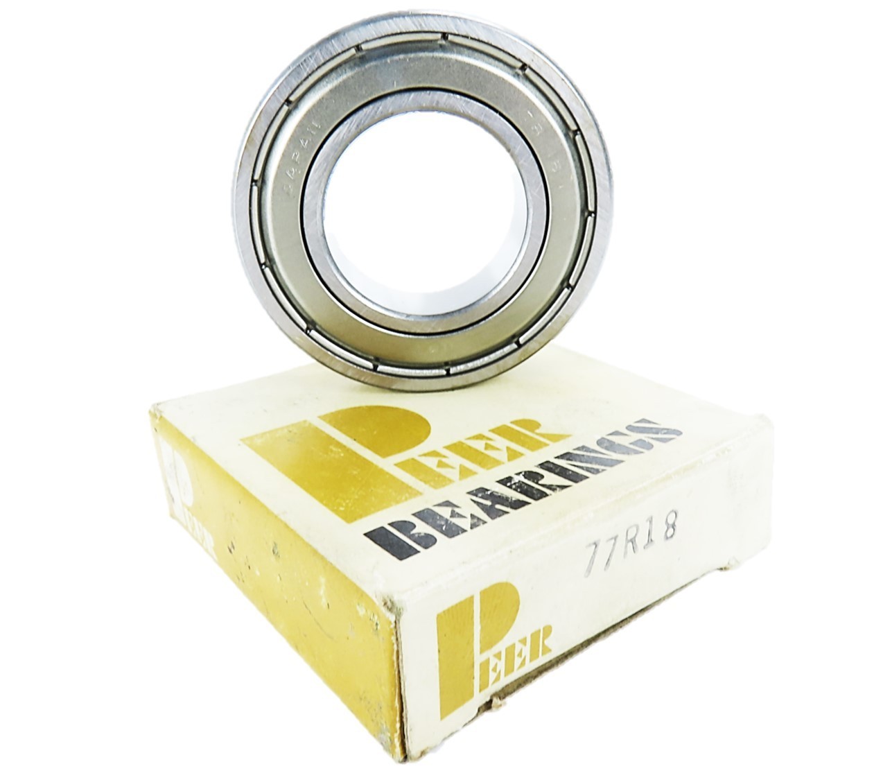 Peer Bearings 77R18 Double Metal Shielded Bearing 1.125 x 2.125 x 0.50″ NIB