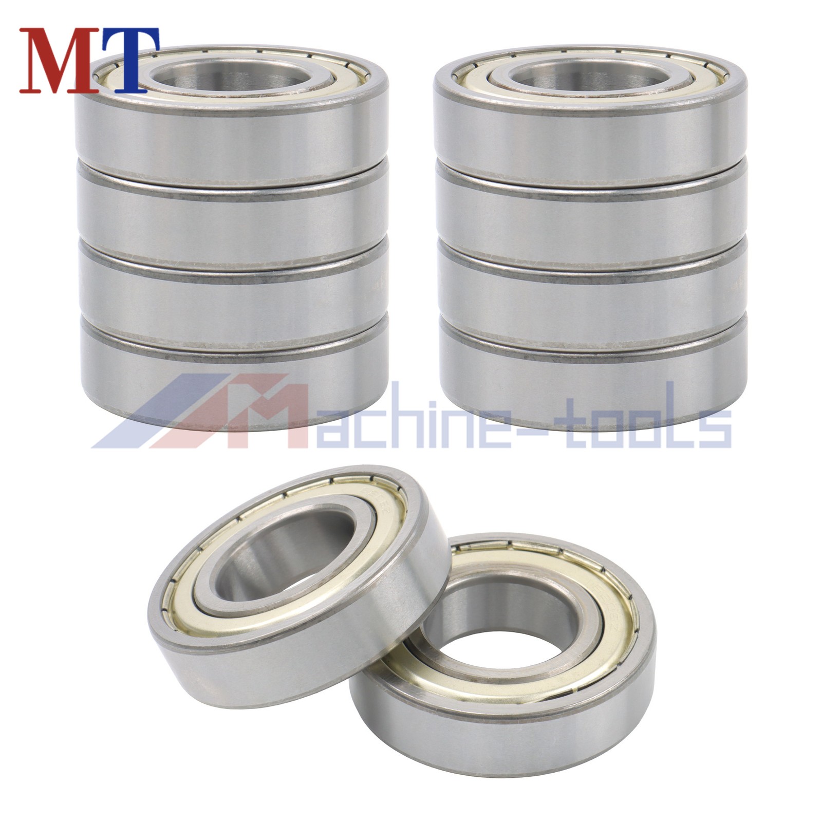 10 Pcs 6206-ZZ Bearing 30x62x16mm Metal Shielded Double Shielded