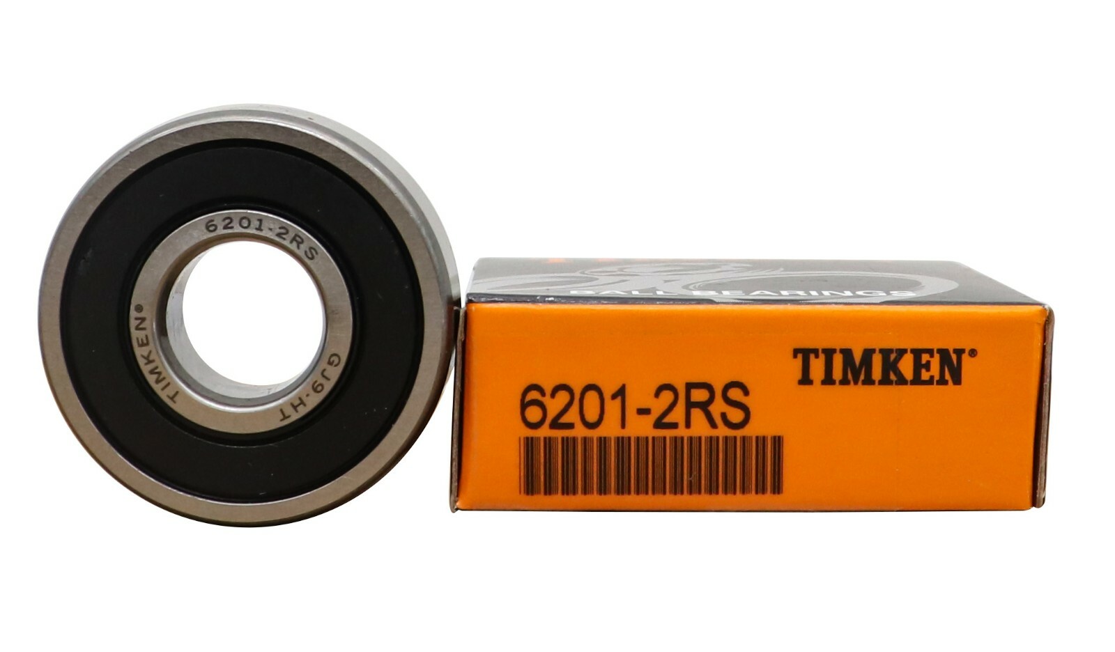 (2 PACK) TIMKEN 6201-2RS 12X32X10MM Double Rubber Seal Ball Bearings