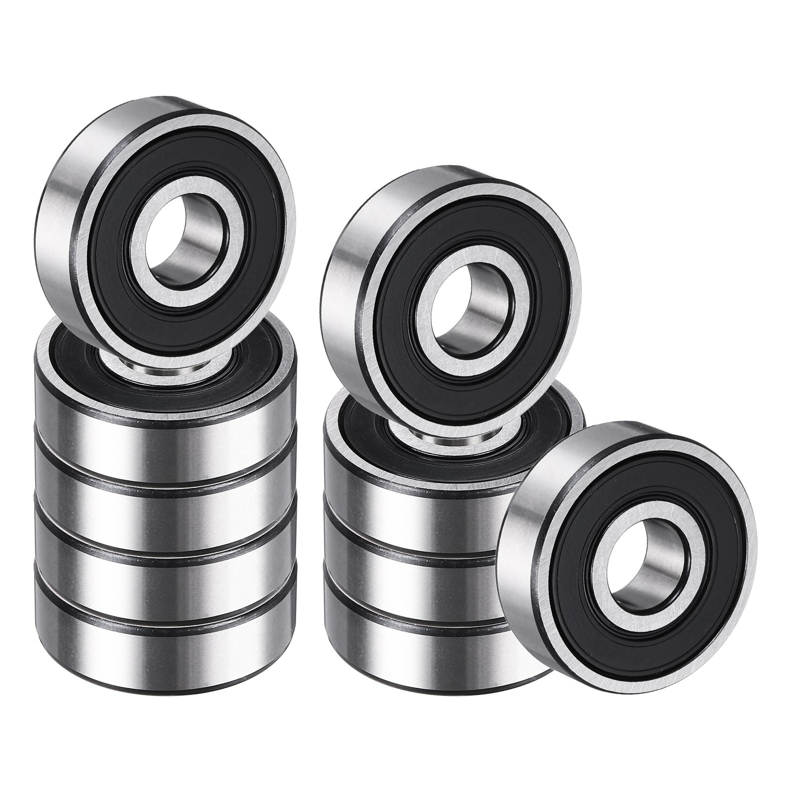10 Pack 9 x 26 x 8mm 629 2RS Deep Groove Ball Bearings, ABEC5