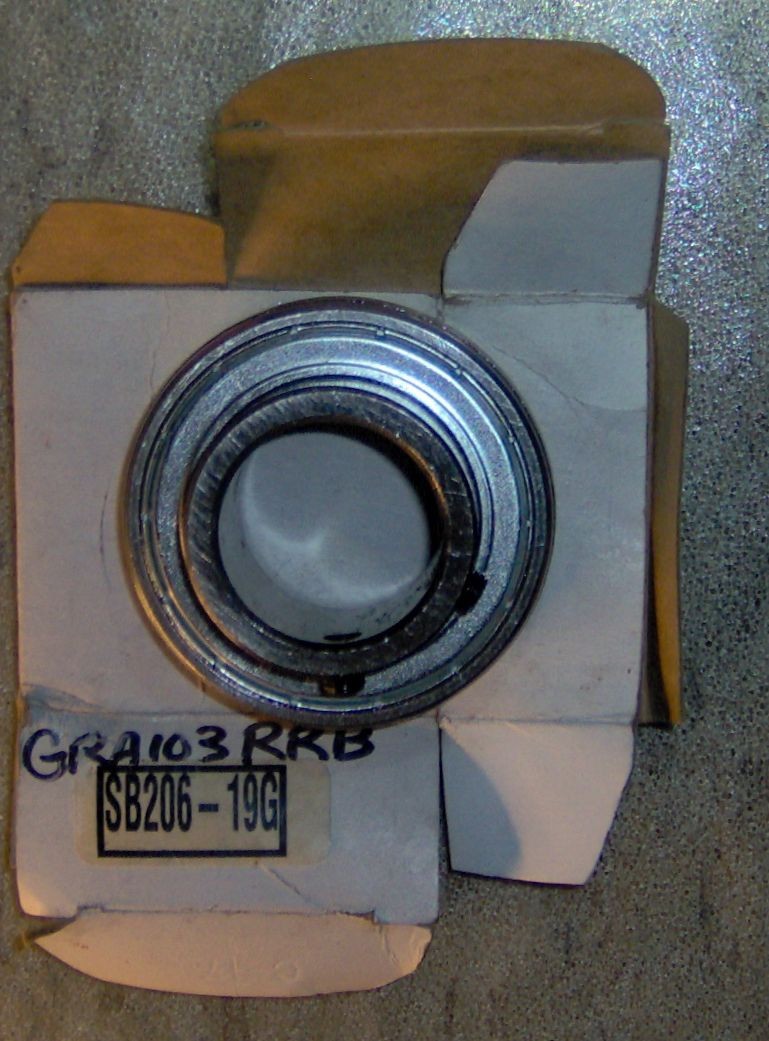 SB206-19G Insert Bearing 1-3/16″ Bore w/2 Set Screws New