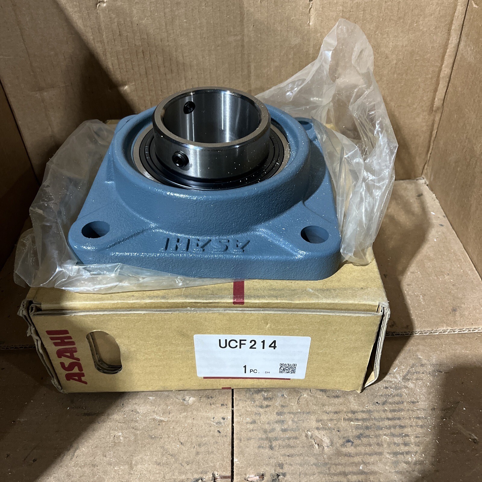 Asahi UC214-31 Bearing 4-Bolt Pillow Block F214 (WP3)