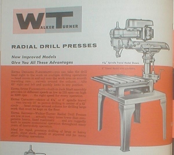 Walker Turner Drill Press – Extended Race Pulley Bearing 70702 /Rockwell Radial