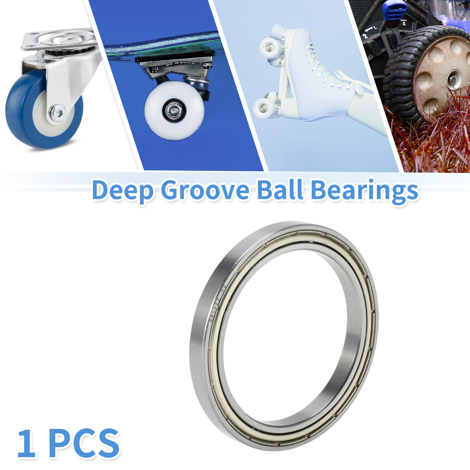 6810ZZ Deep Groove Ball Bearings P5 50x65x7mm 1 Pc Scooter Skateboard Wheel