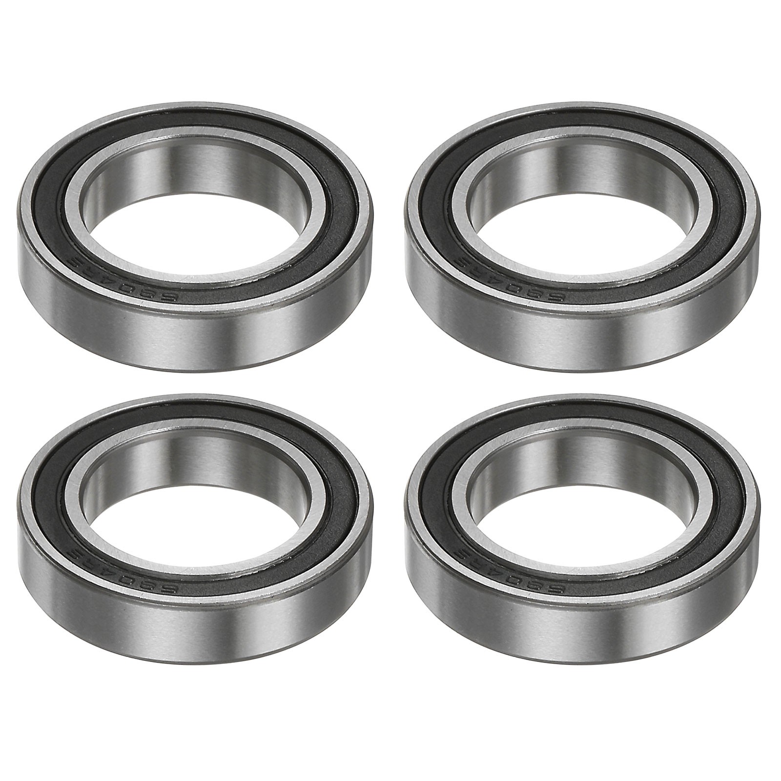 4pcs 6804-2RS Ball Bearings 20mmx32mmx7mm Chrome Steel Double Sealed