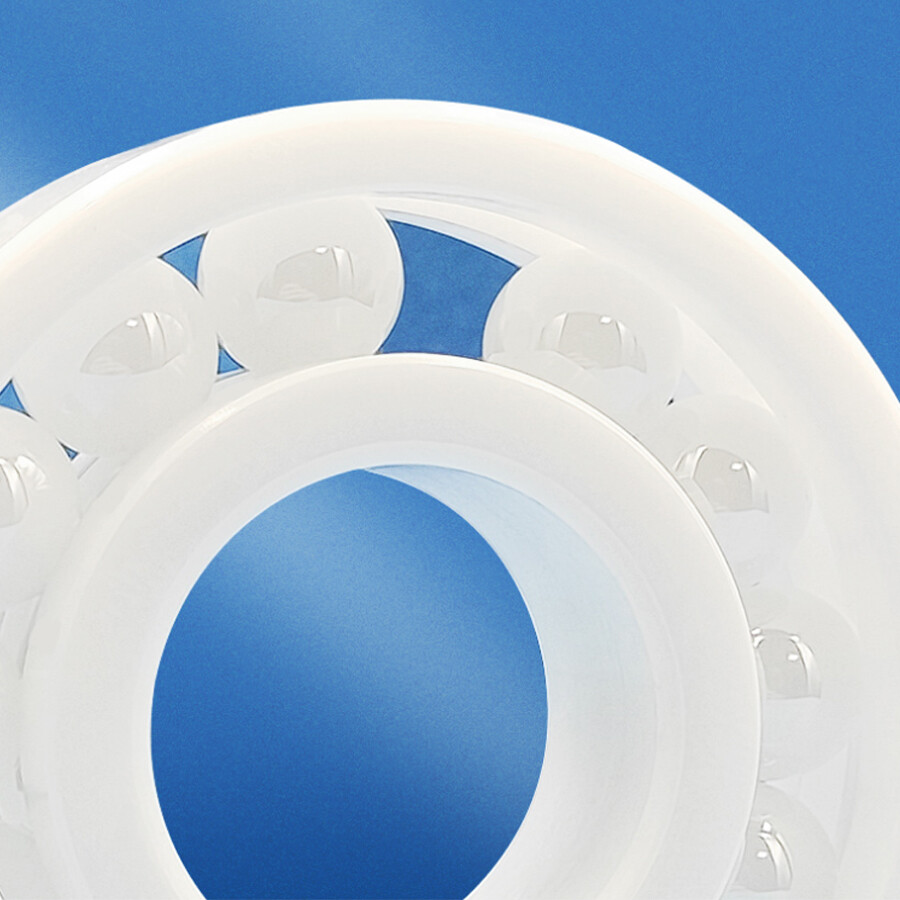 Zro2 Full Ball Ceramic Bearing Inner Dia 3mm-60mm Zirconia Dioxide Ball Bearing