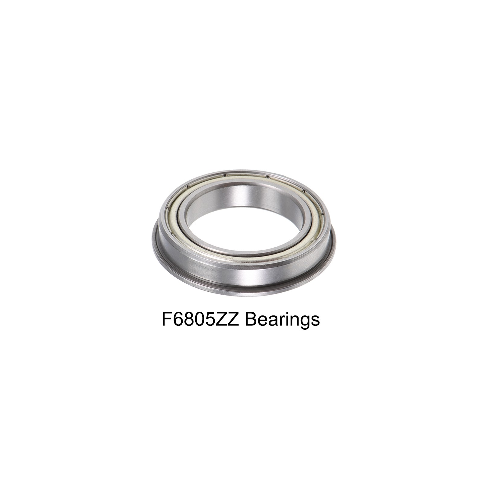 1Pcs Chromium Steel Double Sealed Flange Ball Bearing F6805ZZ, 25mm x 37mm x 7mm