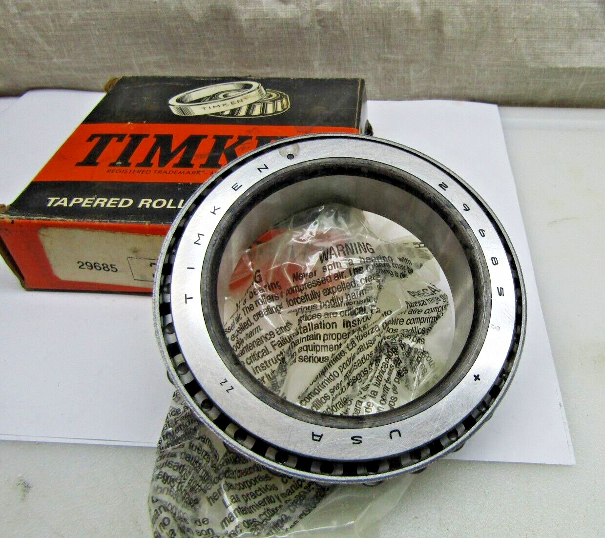 Timken 29685 -30000 *3 Class 3 Precision Tapered Roller Bearing Cone USA made