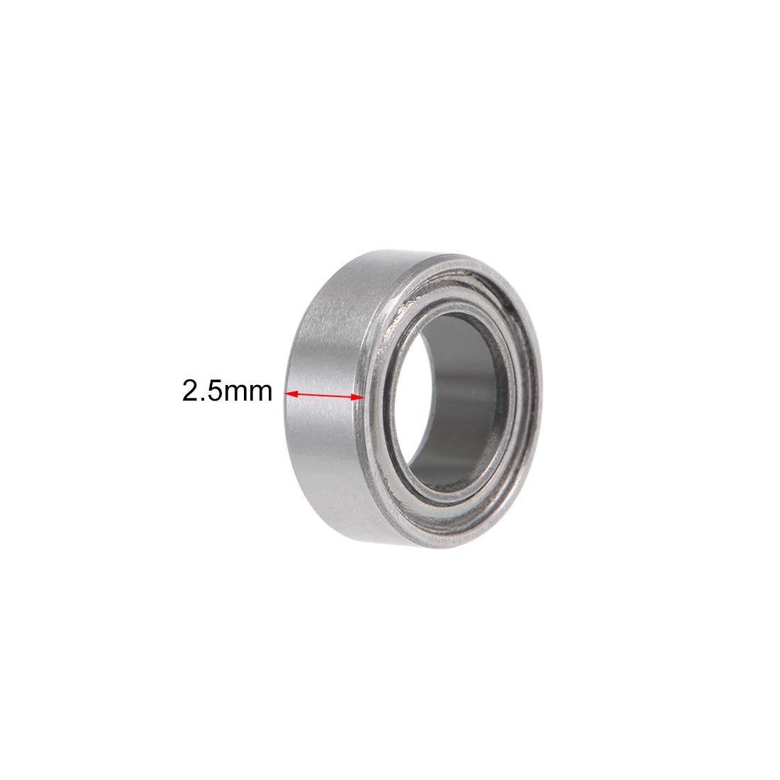 SMR74ZZ Deep Groove Ball Bearings 4x7x2.5mm Double Shielded Stainless Steel 5pcs