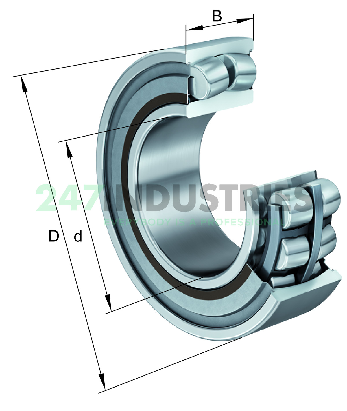 WS22215-E1-XL-2RSR-L091-C3 FAG 75 x 130 x 38 mm SPHERICAL ROLLER