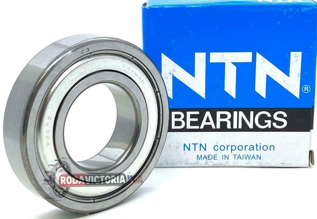 NTN 6207 ZZ C3 DEEP GROOVE BALL BEARING, METAL SHIELDED 35x72x17mm
