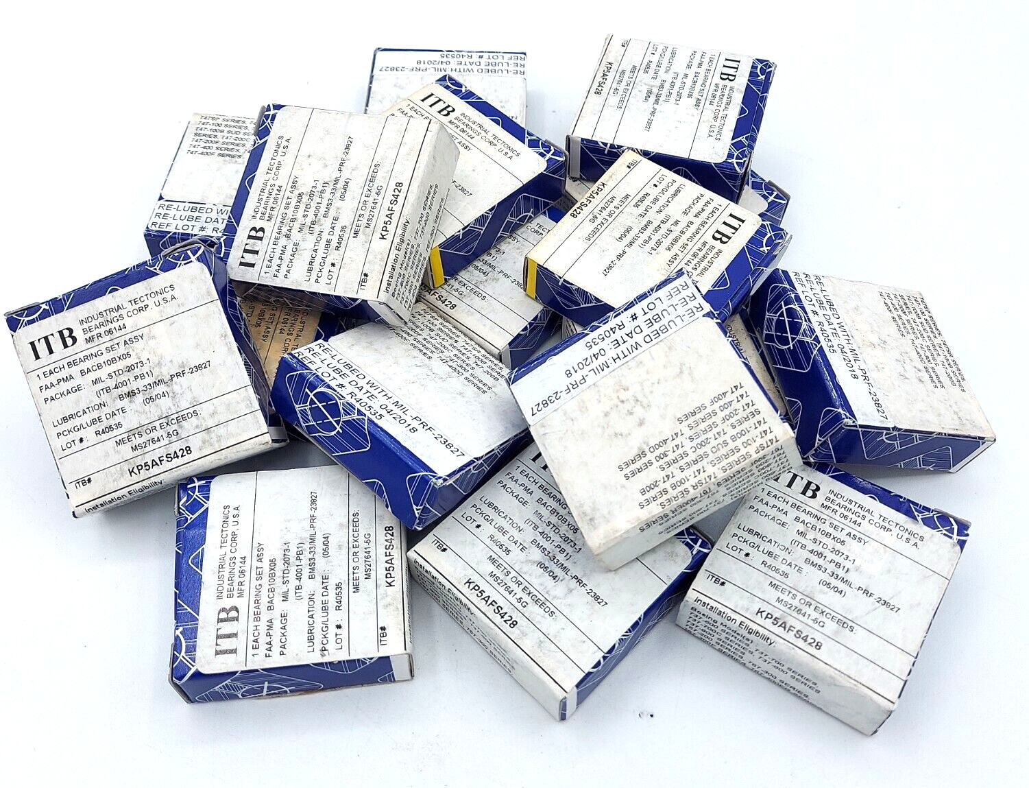 ITB Fafnir KP5AFS428 RBC BACB10BX05 Single Row Ball Bearing KP5A FS428 *NOS*