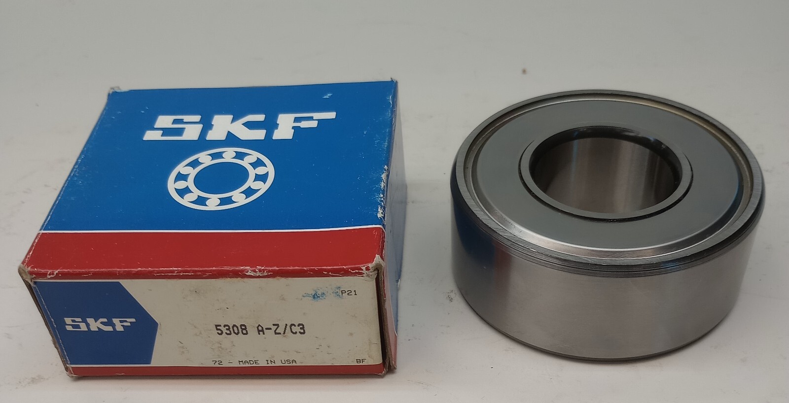 SKF 5308 A-Z-C3 Angular Contact Bearing Double Row 40mm ID X 90mm OD X 36.50mm W
