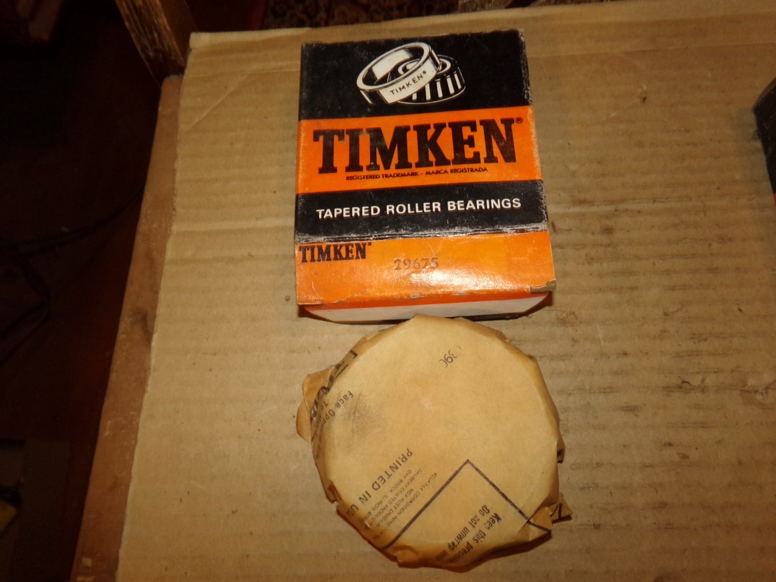 NOS Timken 29675 Tapered Roller Bearing Single Cone