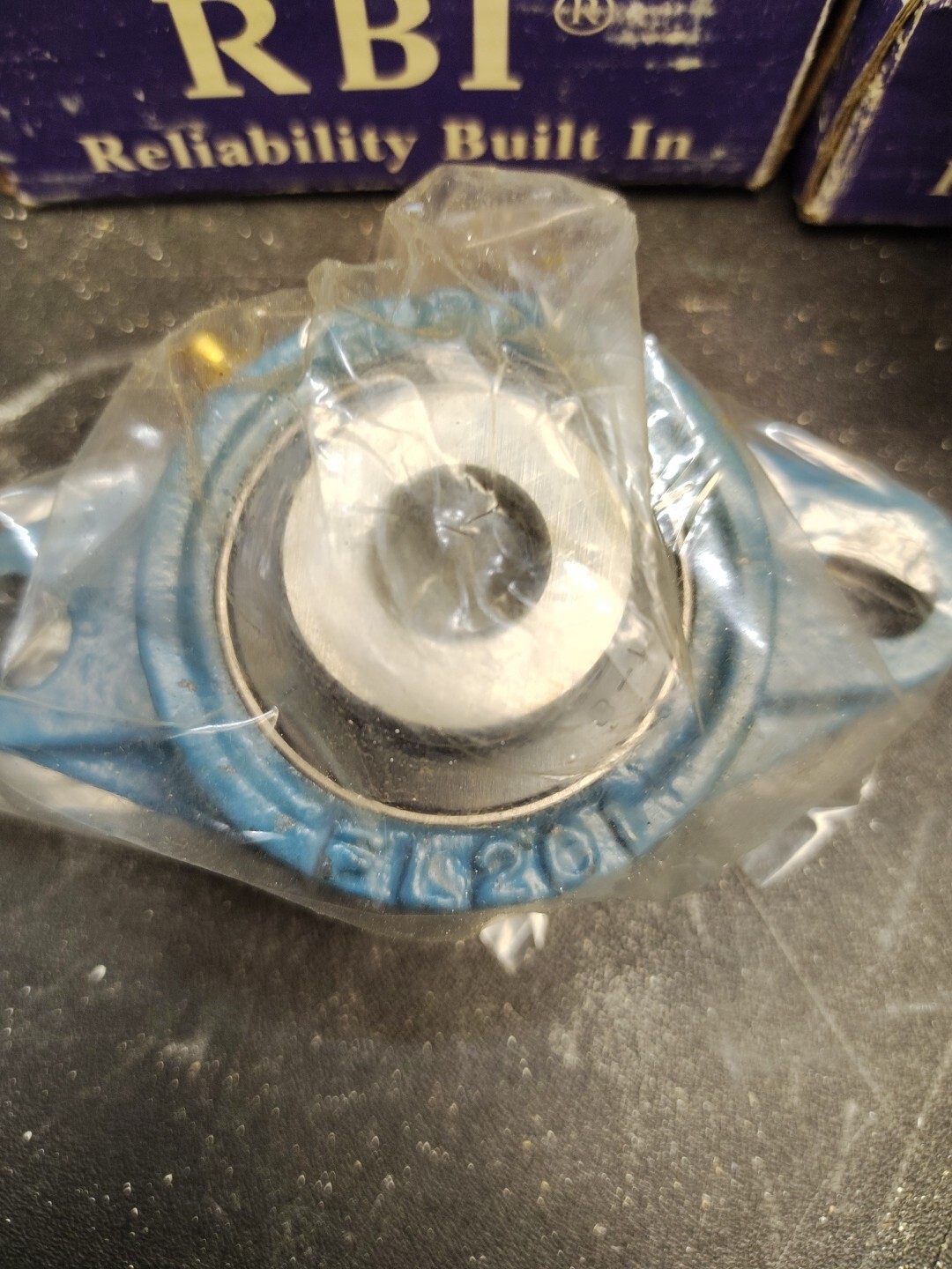 RBI RB TECH UCFL201-8 FLANGE MOUNT BEARING FL201 8 UC201-8 4 PACK QTY (4)