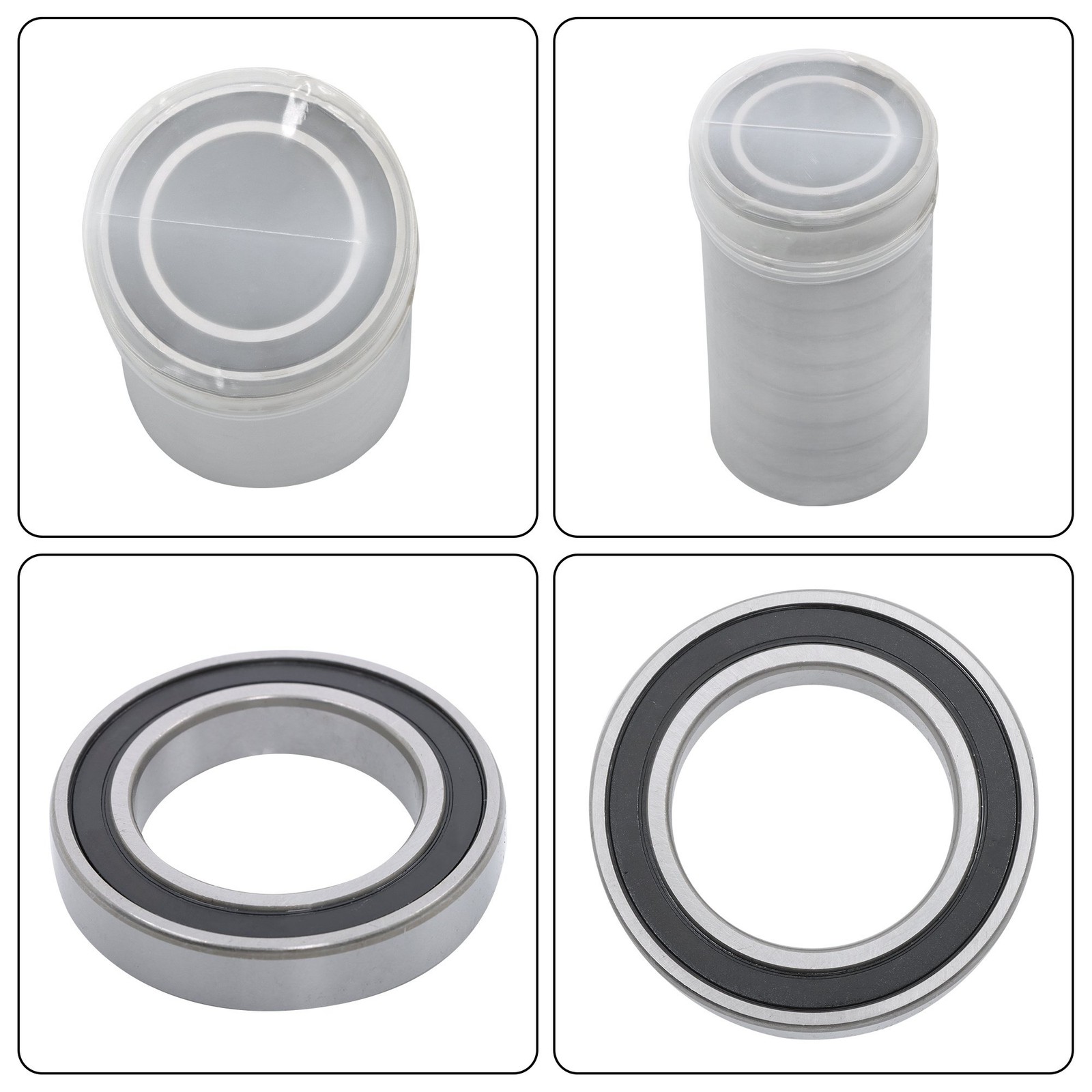 10pcs 6010-2RS Ball Bearings 50x80x16mm Double Rubber Sealed Industrial