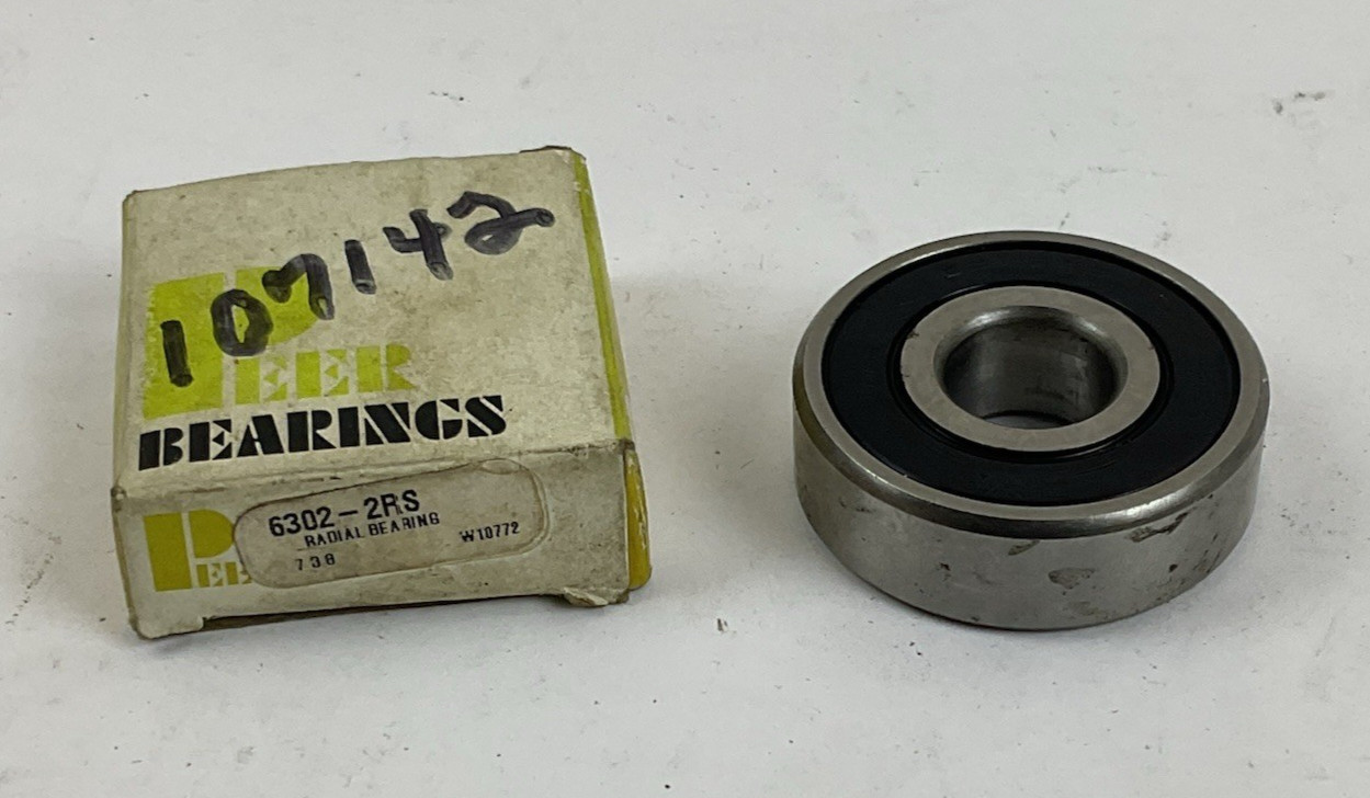 PEER 6302-2RS RADIAL BEARING